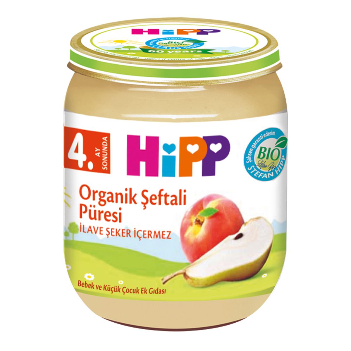 Hipp Organik Şeftali Püresi 125 gr