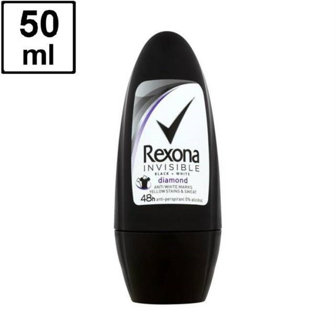 Rexona Invisible Black & White Kadın Roll-On 50 Ml