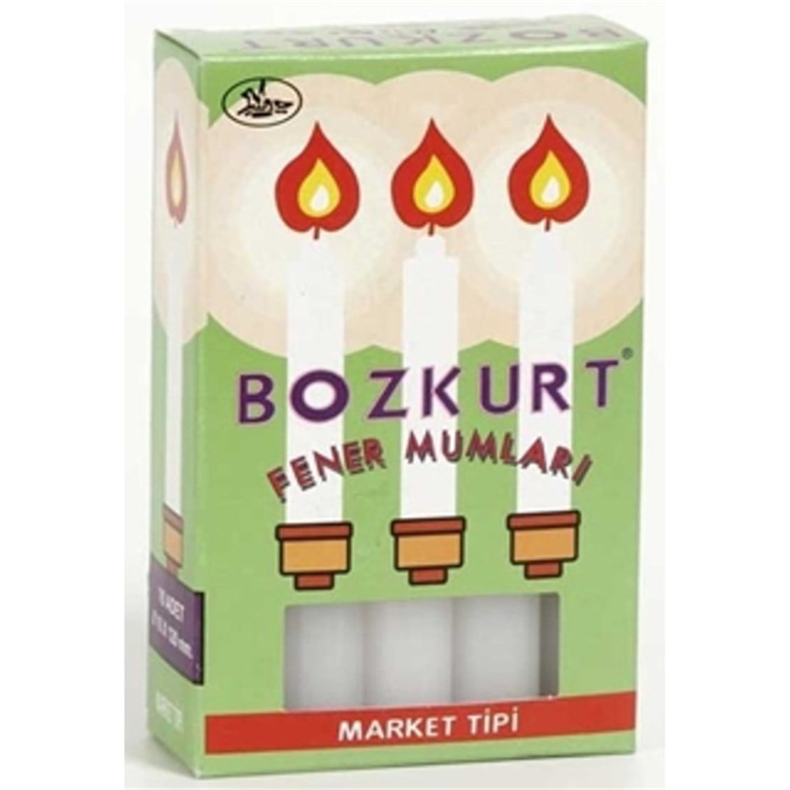  X.BOZKURT FENER MUMLARI (BAKKAL MUM)10LU 
