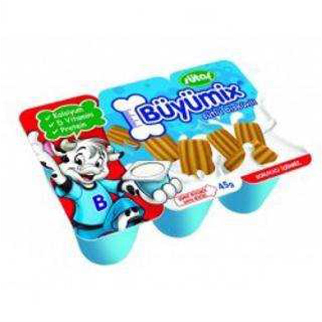 Sütaş Büyümix Sütlü Bisküvili 6x45 Gr