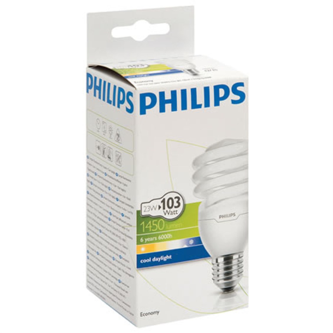 Philips Econ Twister Tasarruflu Beyaz Ampul 23 W E27
