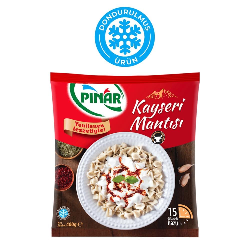 Pınar Kayseri Mantısı 400 gr Donuk