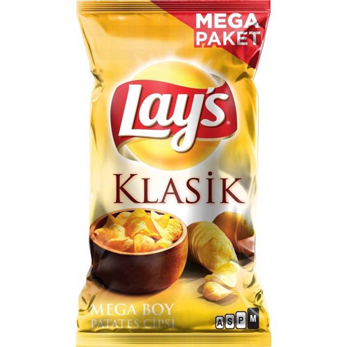 Lays Klasik Sade Patates Cipsi Mega Boy 193 Gr