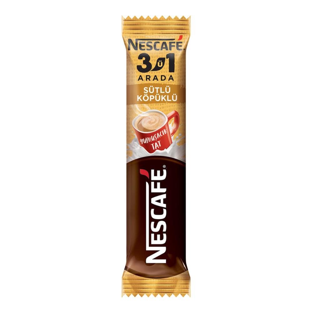 Nescafe 3'Ü 1 Arada Sütlü Köpüklü Kahve 17.4 Gr