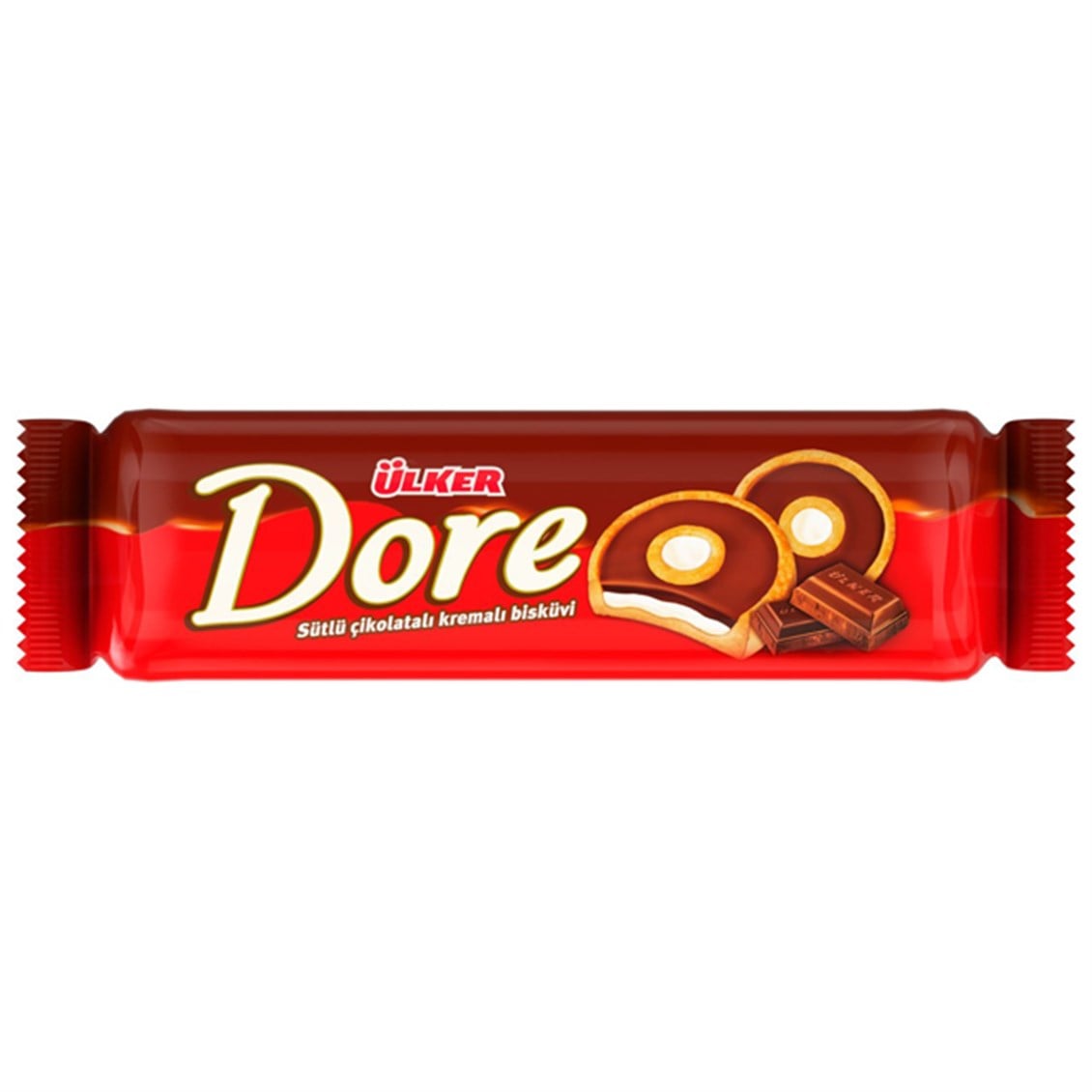 Ülker Dore Sütlü Çikolatalı Kremalı Bisküvi 86 Gr