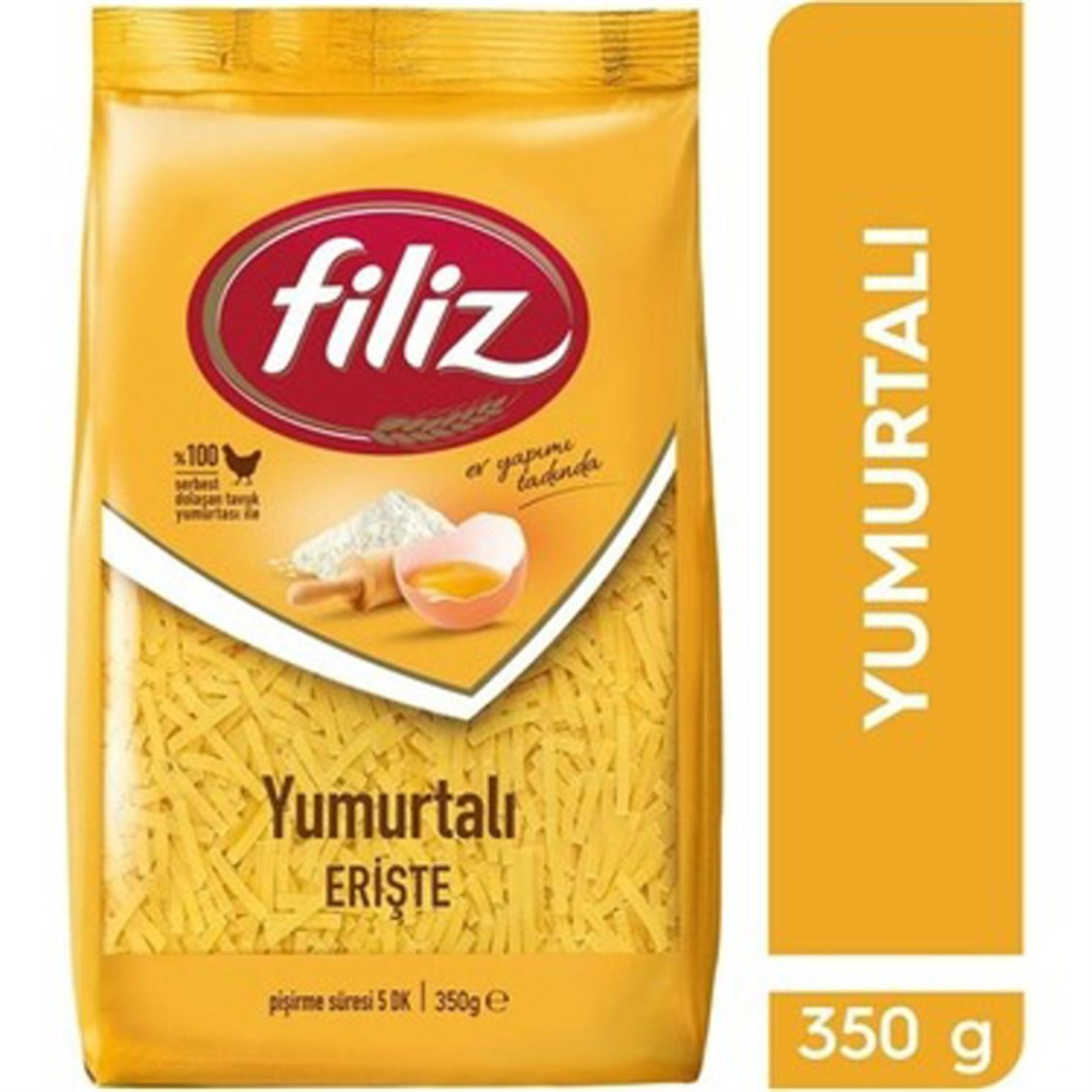 Filiz Yumurtalı Erişte Makarna 350 Gr