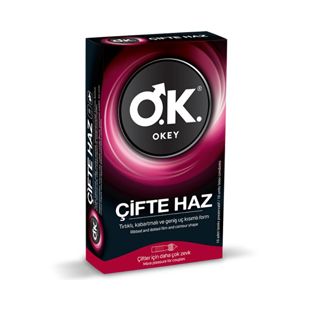 Okey Çifte Haz 10'lu Prezervatif