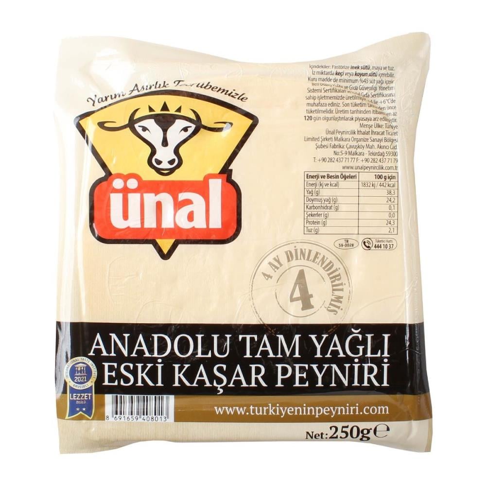 Ünal Lüx Eski Kaşar 250 gr