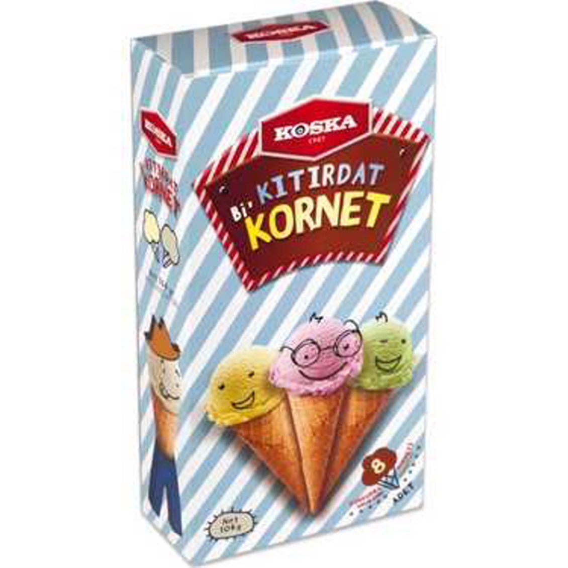 Koska Bi'Kıtırdat Kornet 8'Li 104 Gr