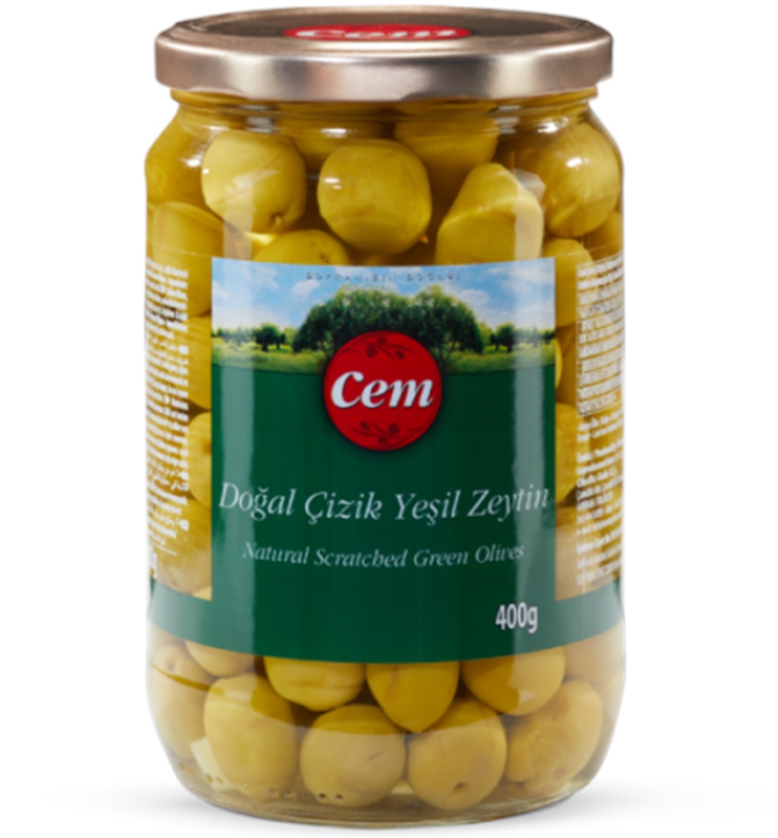  CEM YESIL CIZIK ZEYTIN  400 GR (261-290) 