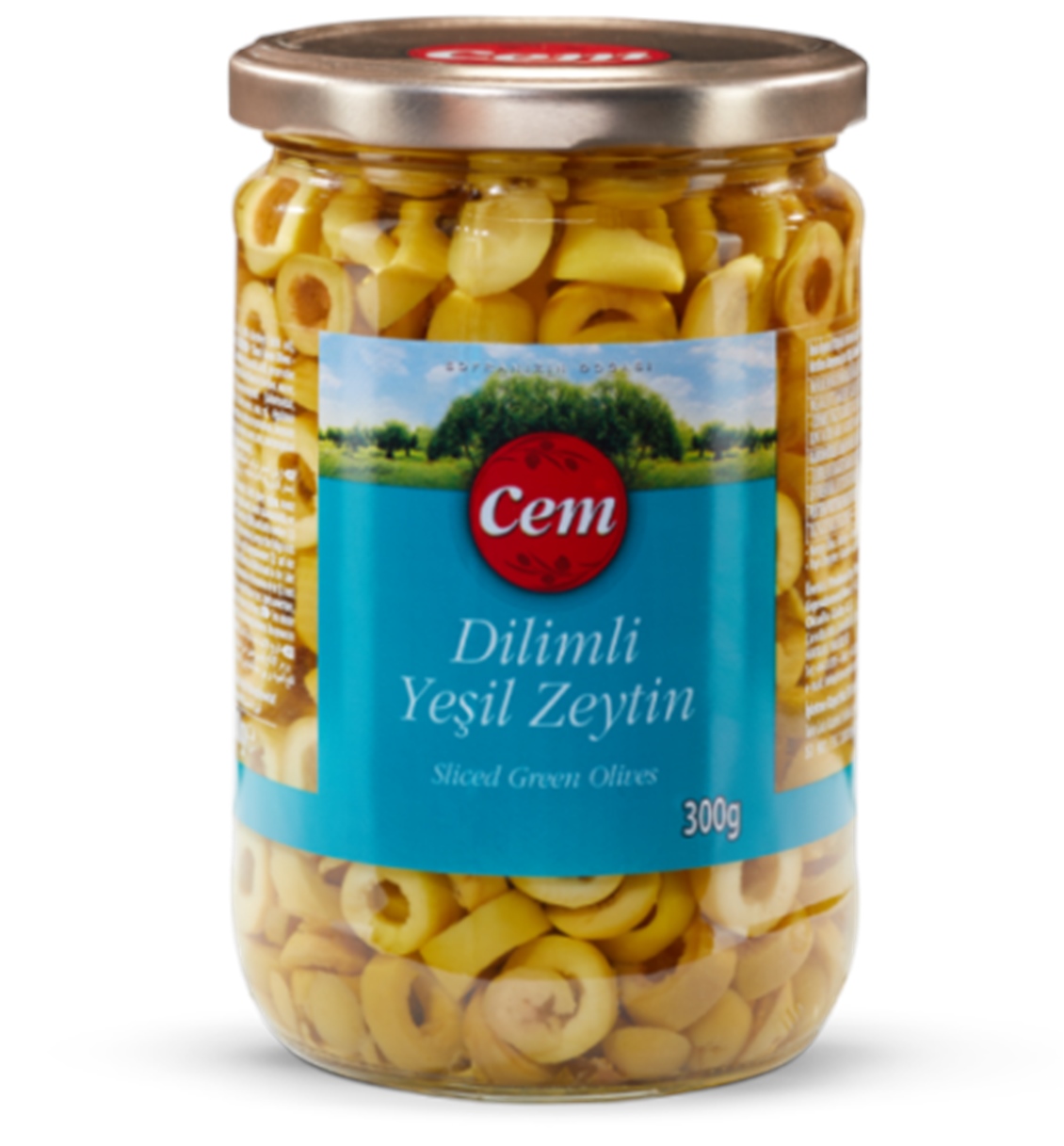  CEM DILIMLI YESIL ZEYTIN 300 GR 