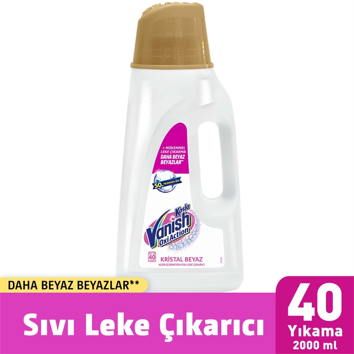 Vanish Kosla Oxi Action gold Kristal Beyaz 2000 ml