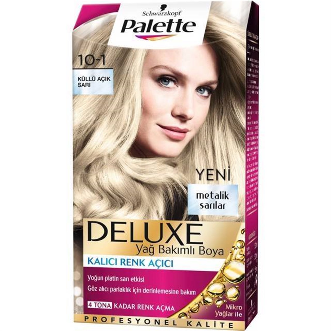 Palette Deluxe 10-1 Küllü Açık Sarı Saç Boyası