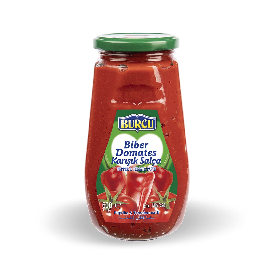  BURCU EV TIPI DOMATES/BIBER EZMESI 600GR 