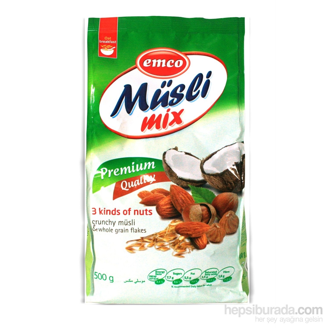 Emco Muslı Mıx Fındıklı 500 Gr.
