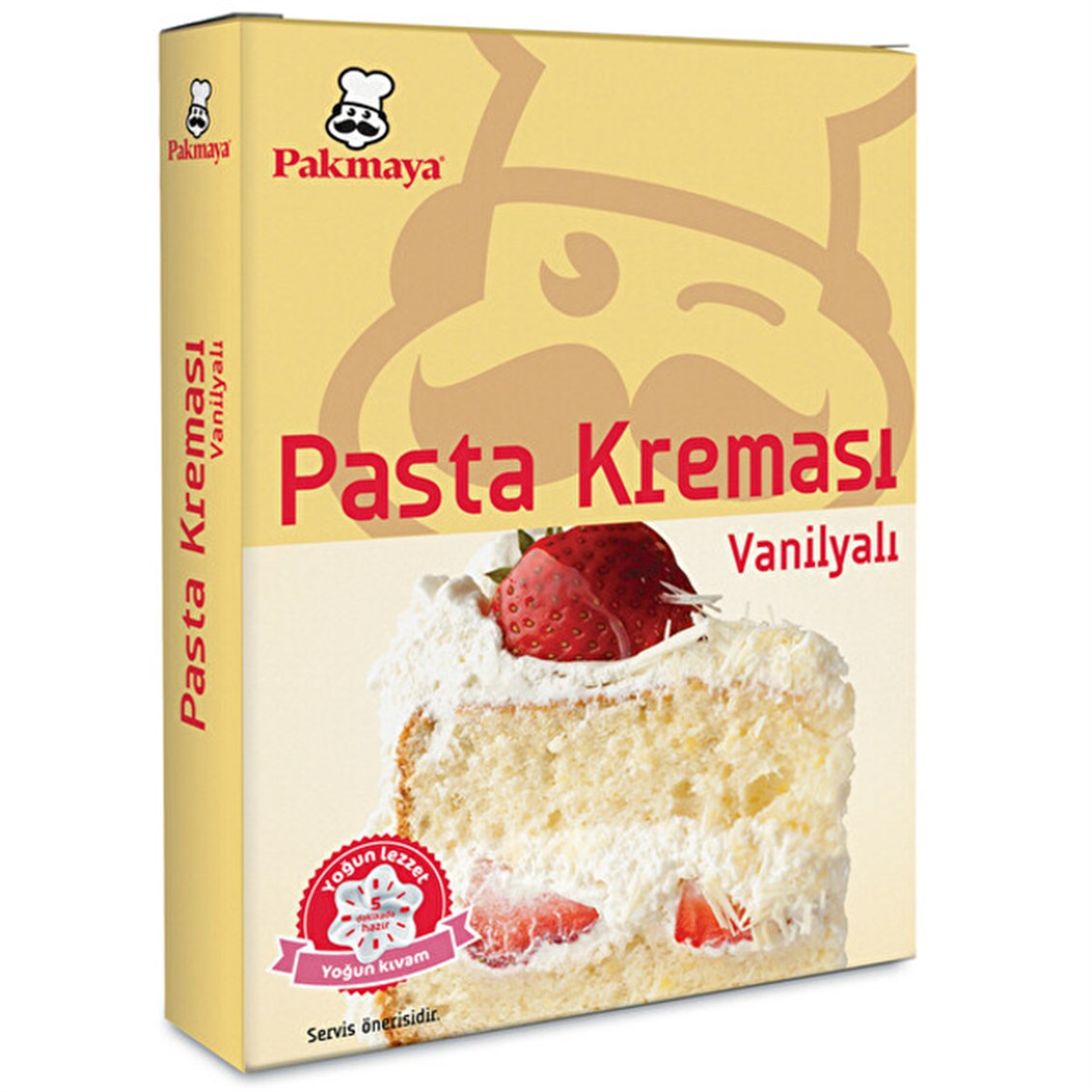 Pakmaya Vanilyalı Pasta Kreması 140 Gr