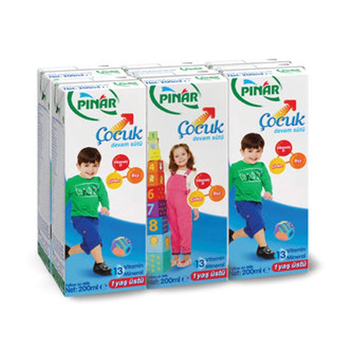 Pınar Çocuk Sütü 6x200 ml