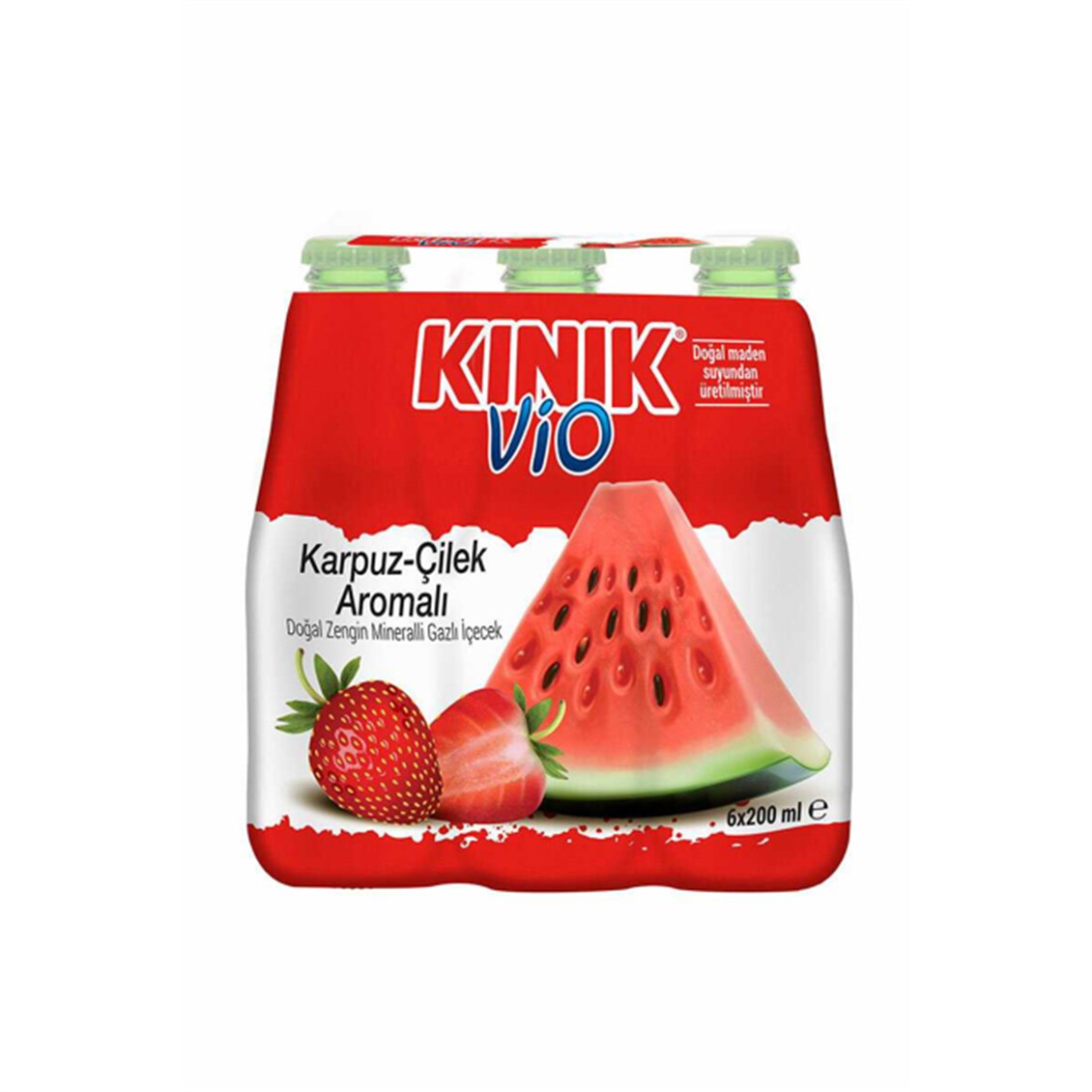 Kınık Karpuz Çilek Aromalı 6x200 ml