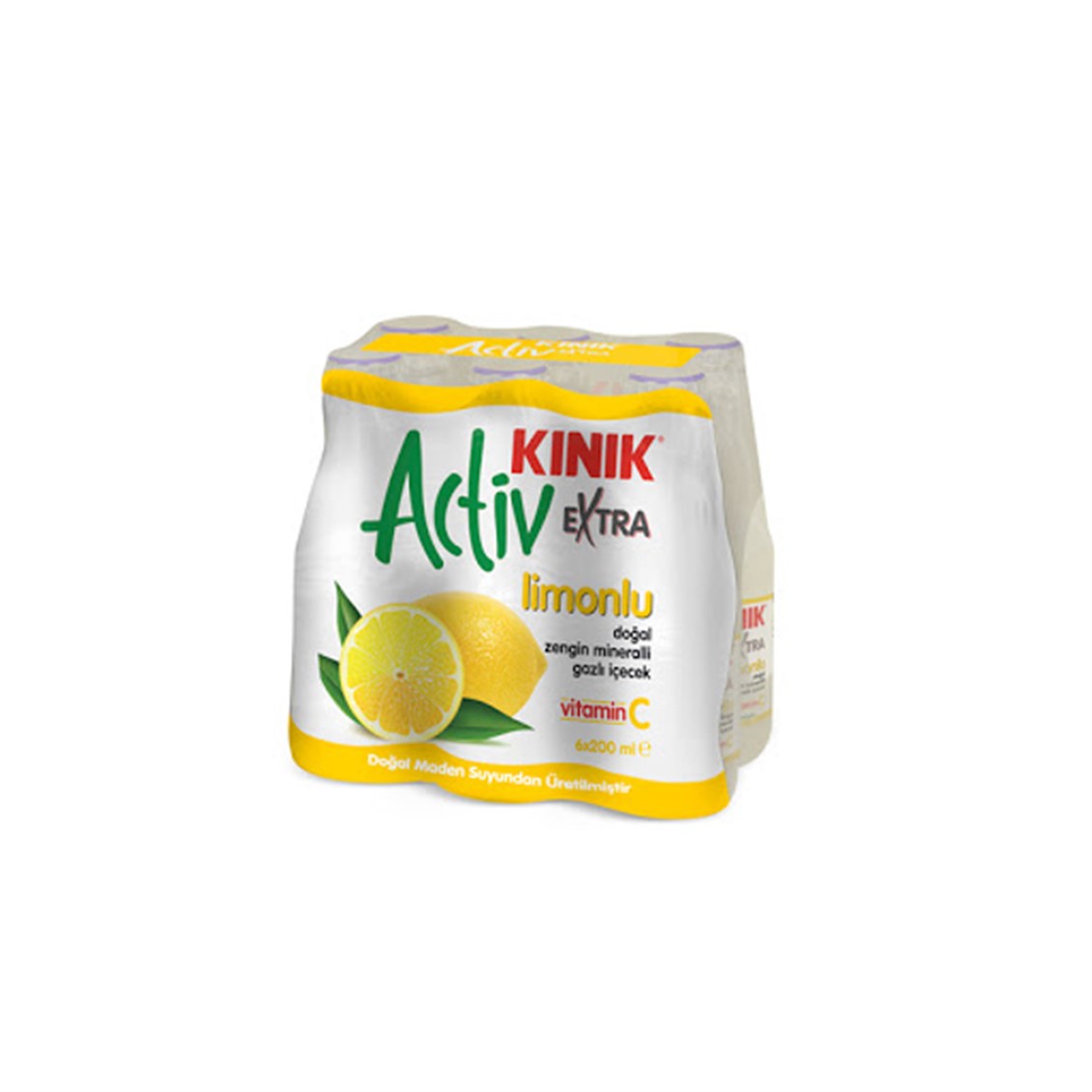 Kınık Activ Limonlu Maden Suyu 6x200 ml