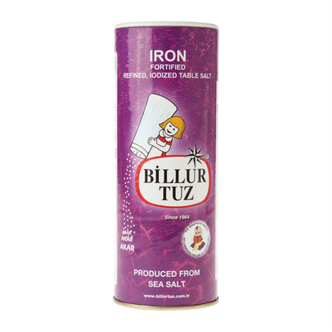 Billur Demir Mineralli İyotlu Tuz 500 Gr
