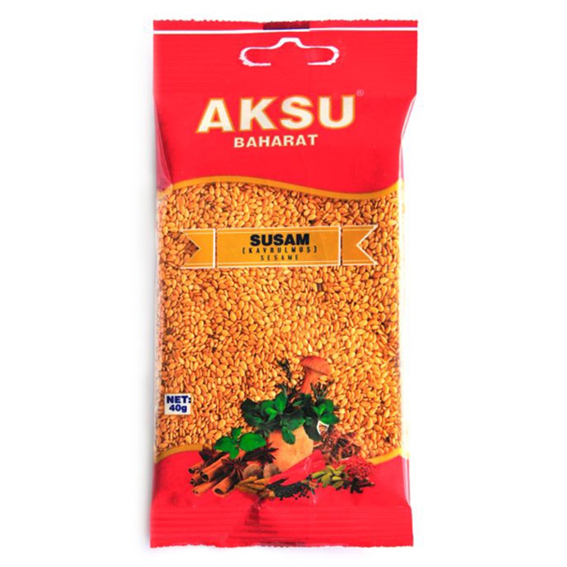 Aksu Kavrulmuş Susam 40 Gr
