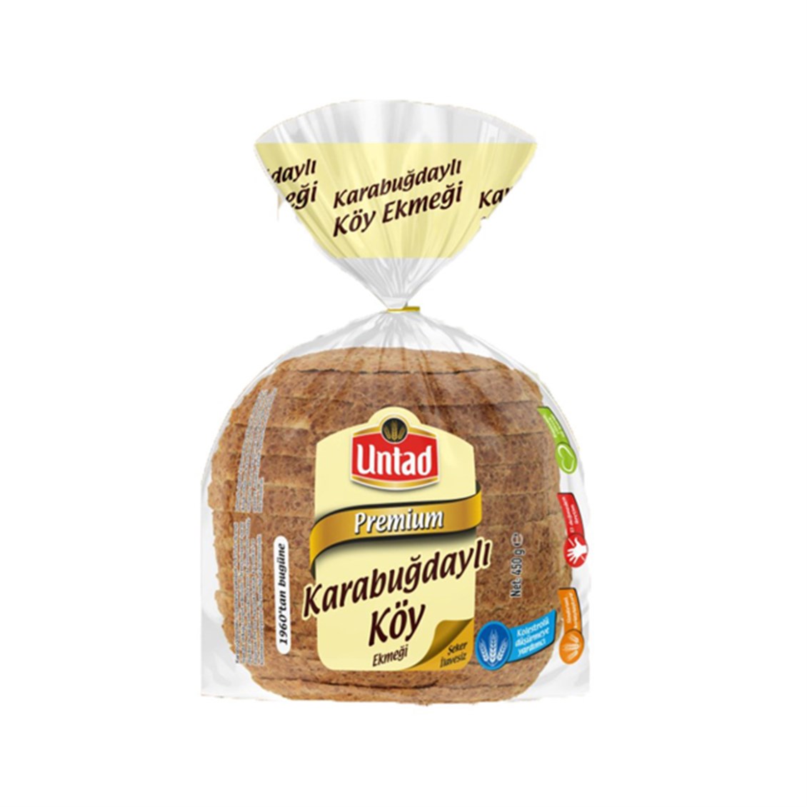 Untad Karabuğdaylı Köy Ekmeği Premium 450 Gr