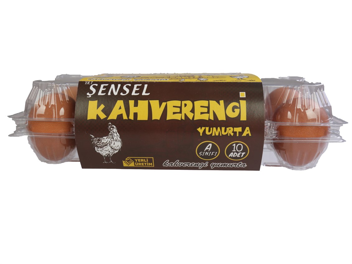 Sensel Kahverengi Yumurta 10'lu 53-63 gr