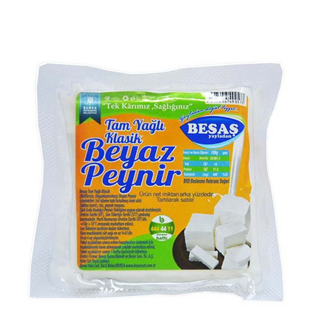 Besaş Klasik Peynir Kg