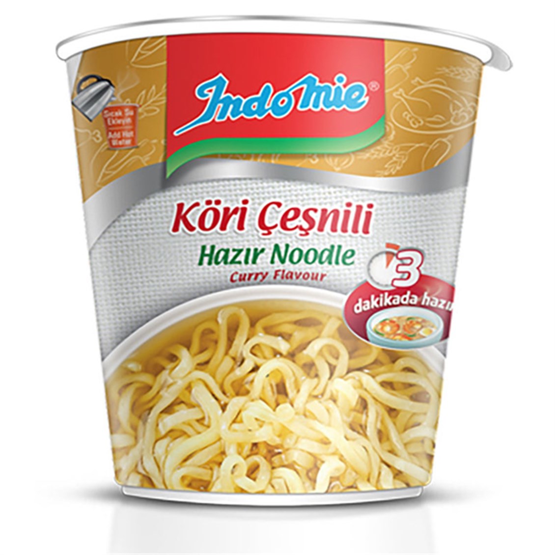 İndomie Körili Bardak Noodle 60 Gr