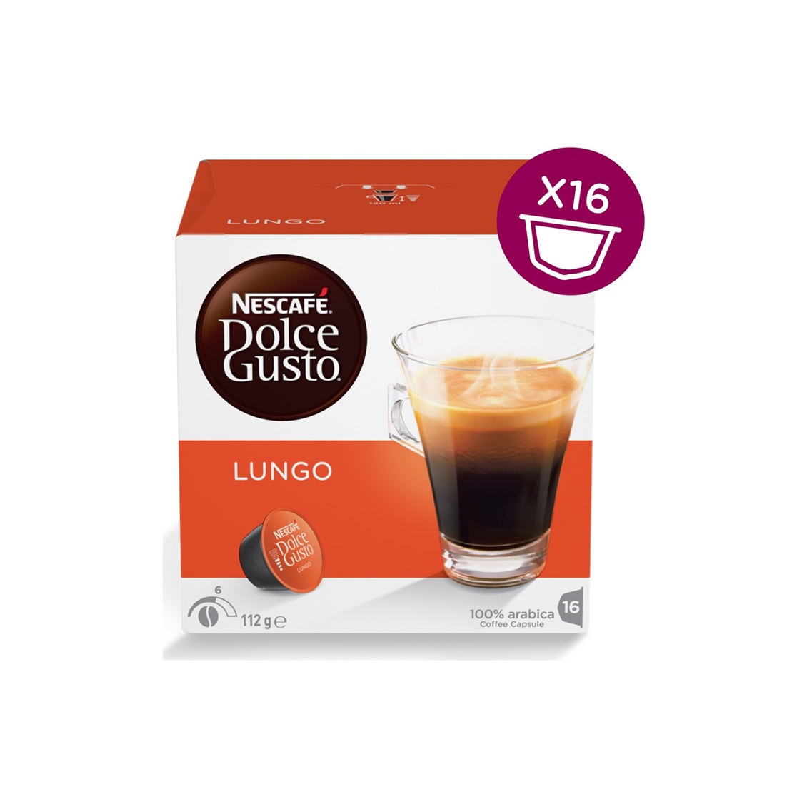  NESCAFE DOLCE GUSTO LUNGO 16 LI 