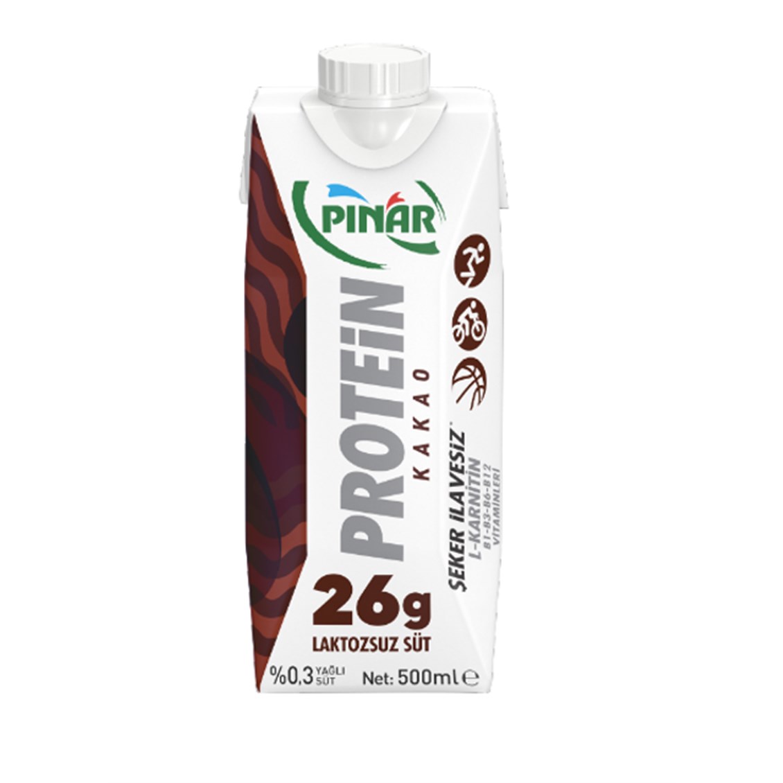 Pınar Kakaolu Proteinli Süt 500 Ml