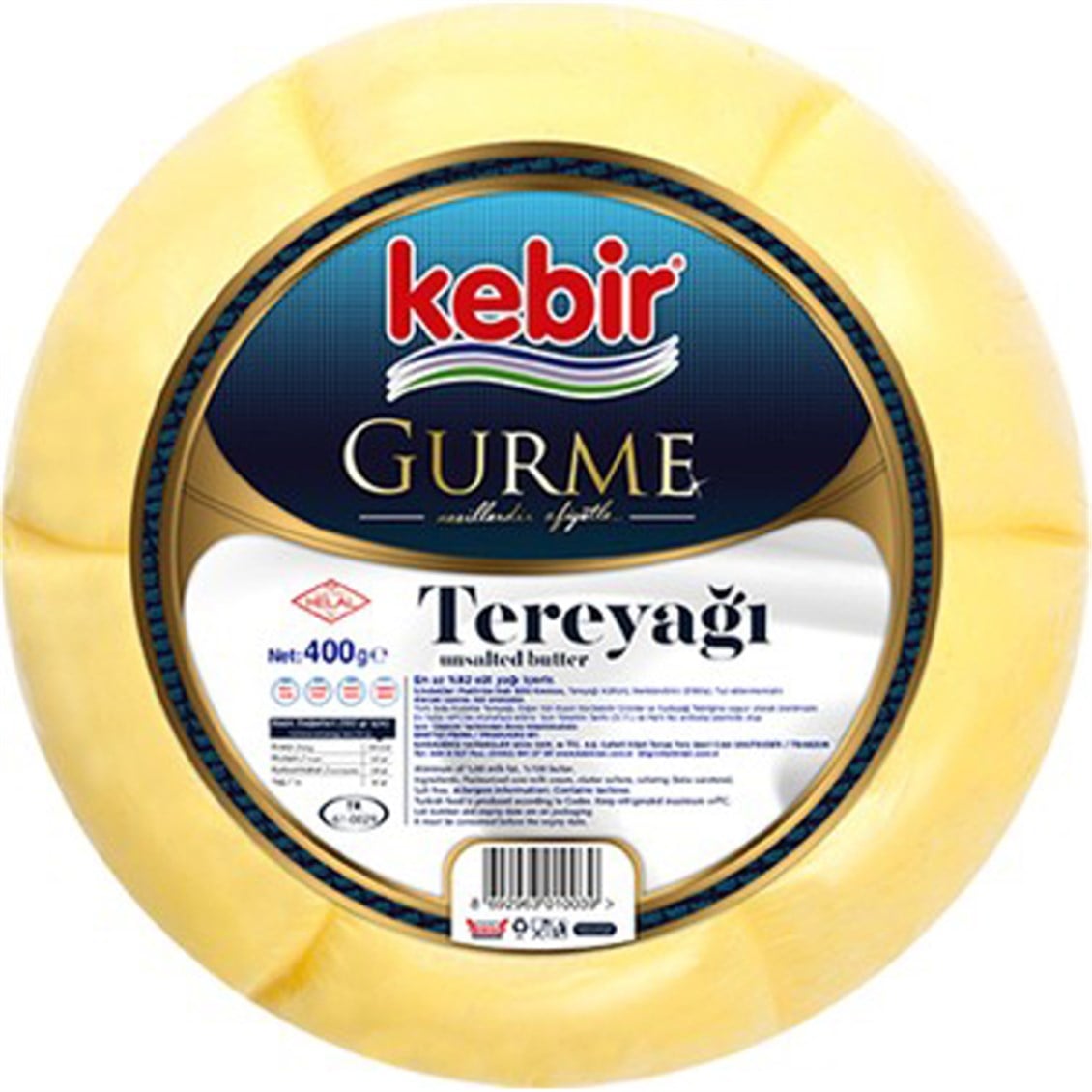 Kebir Gurme Tuzsuz Tereyağ 400 Gr
