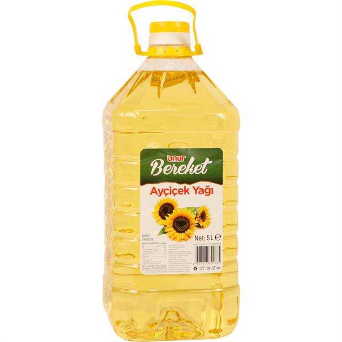 Onur Bereket Ayçiçek Yağı 5 Lt