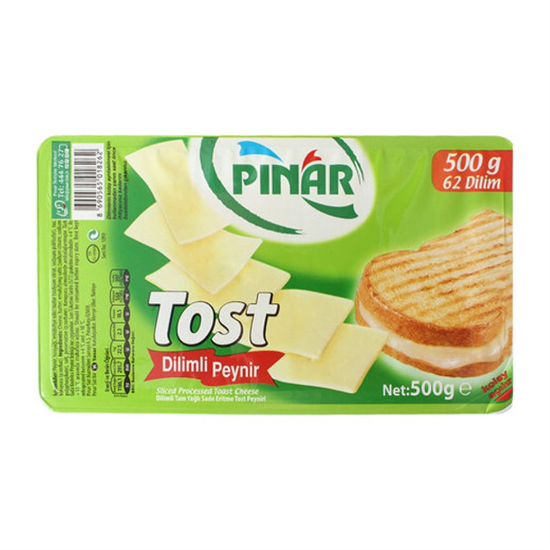  X.PINAR TOST PEYNIR DILIMLI 500 GR 