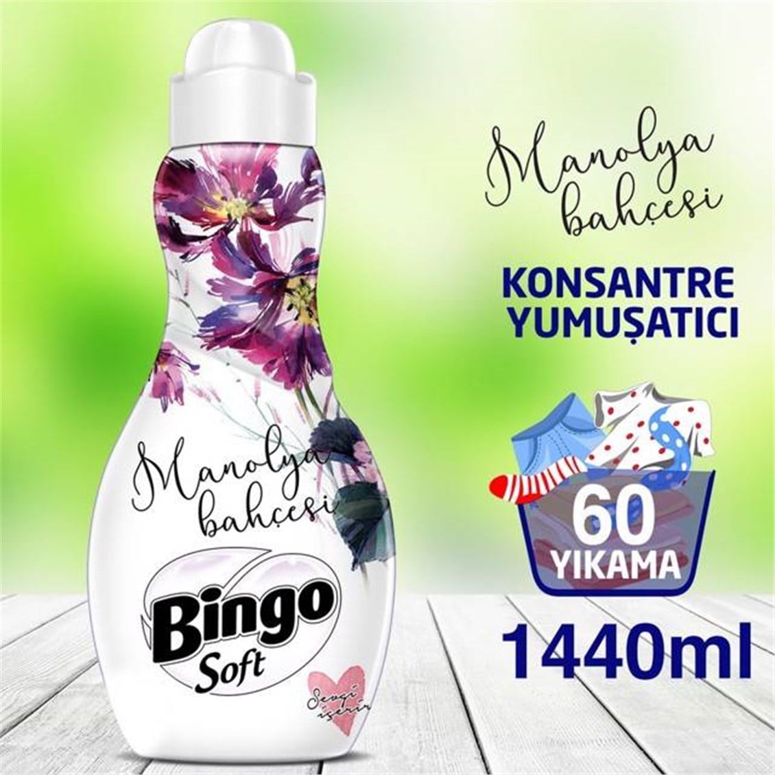 Bingo Manolya Konsantre Yumuşatıcı 1440 ml