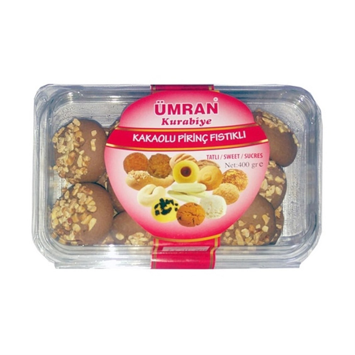 Ümran Kakaolu Pirinç Fıstıklı Kurabiye 350 gr