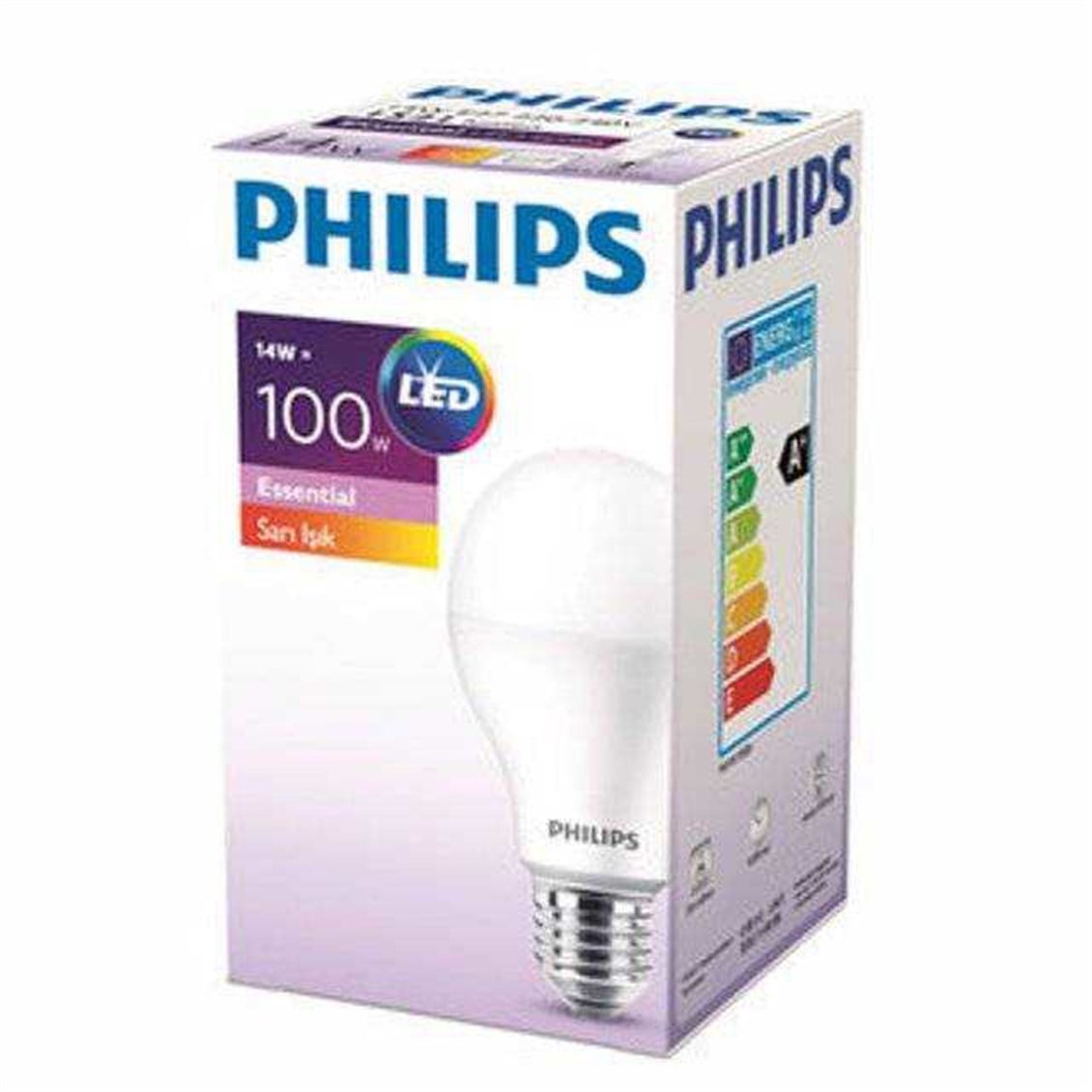 Philips Enerji Tasarruflu Led Ampul 14W Sarı E27