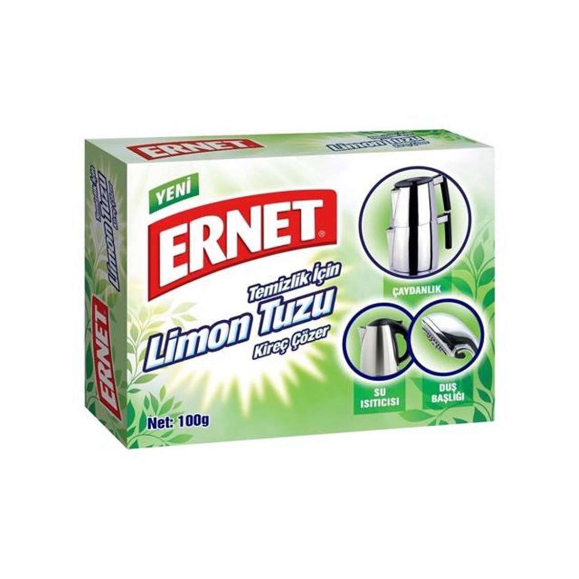 Ernet Temizlik İçin Limon Tuzu 100 Gr