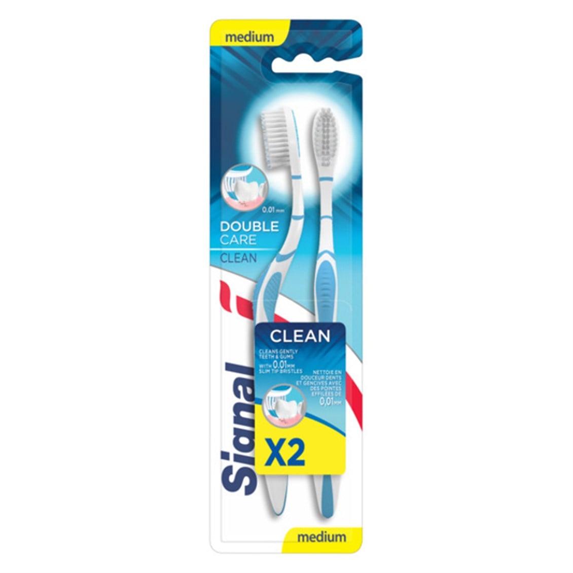 Signal Double Care Clean Diş Fırçası 1+1