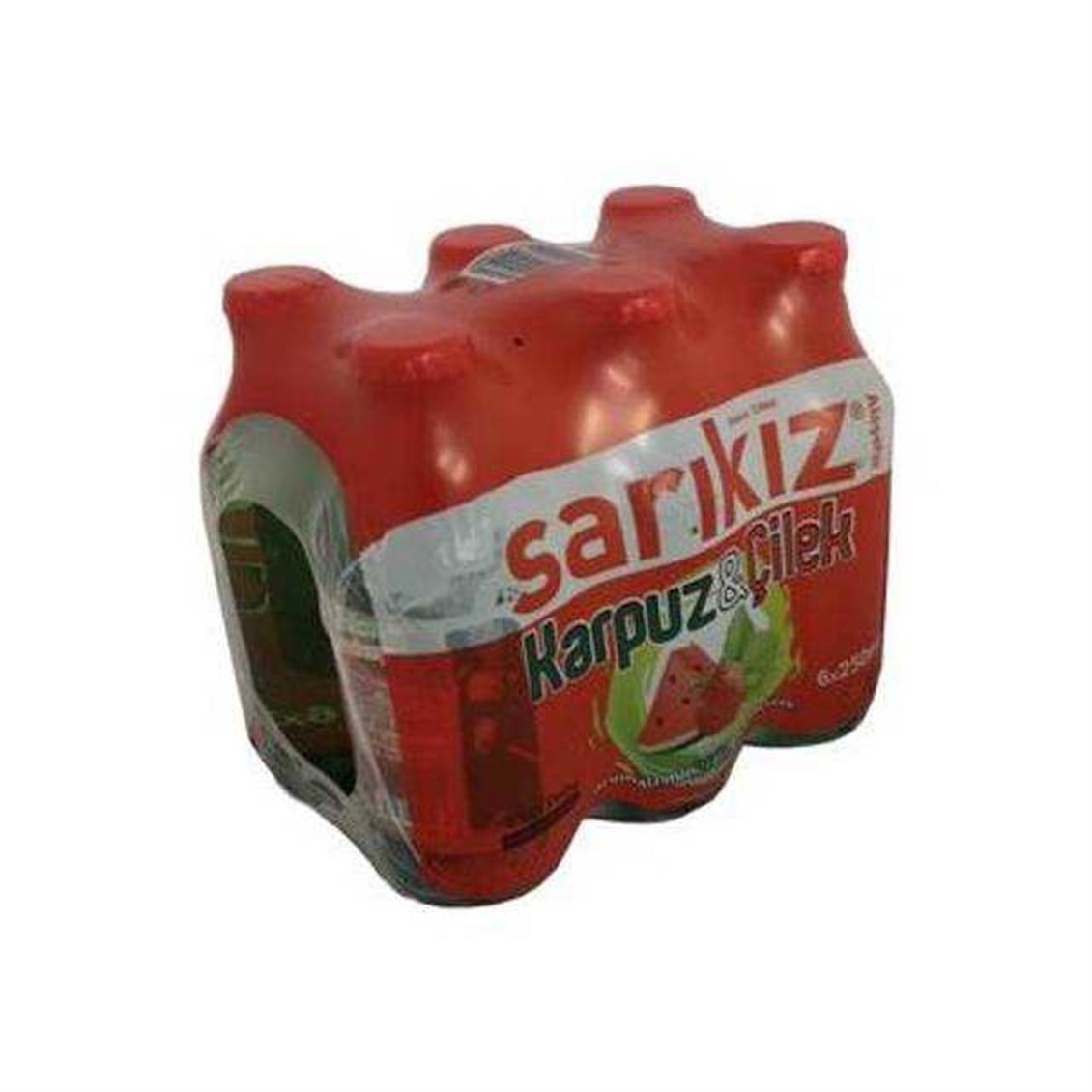 Sarıkız Karpuz Çilek Aromalı Maden Suyu 6x250 ml
