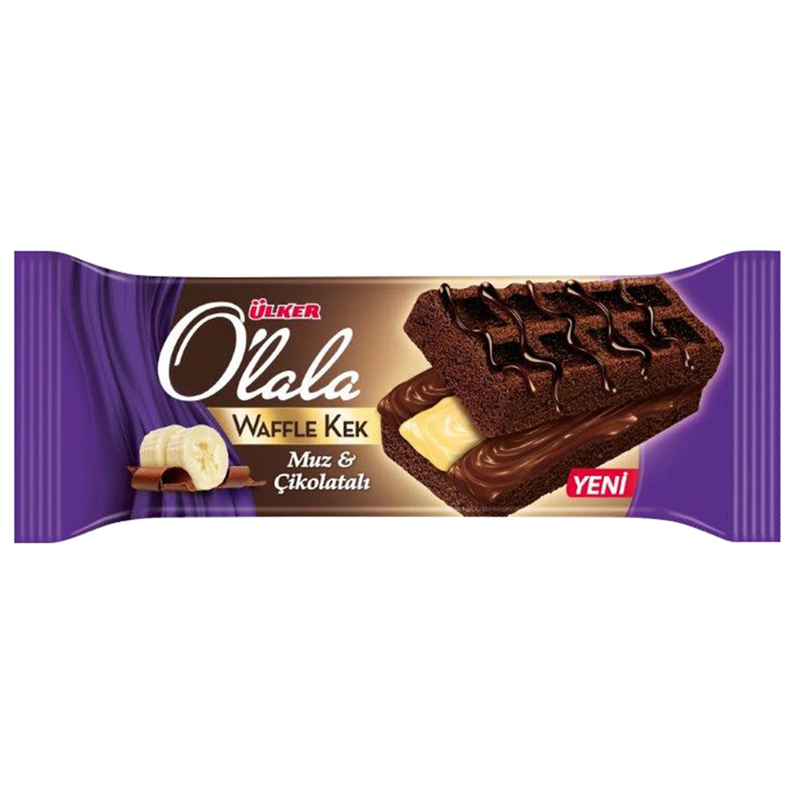 Ülker Olala Muz ve Çikolatalı Waffle Kek 70 Gr
