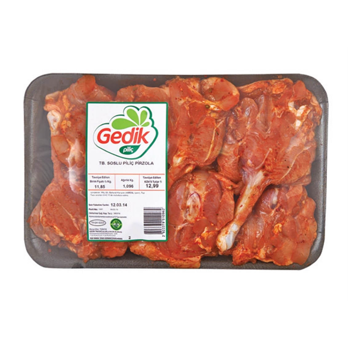 Gedik Soslu Piliç Pirzola Kg