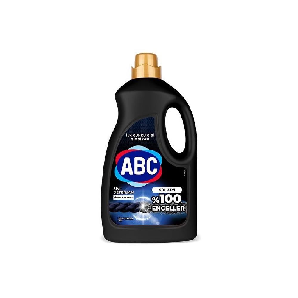 Abc Sıvı Çamaşır Deterjanı Siyah 2700  ml