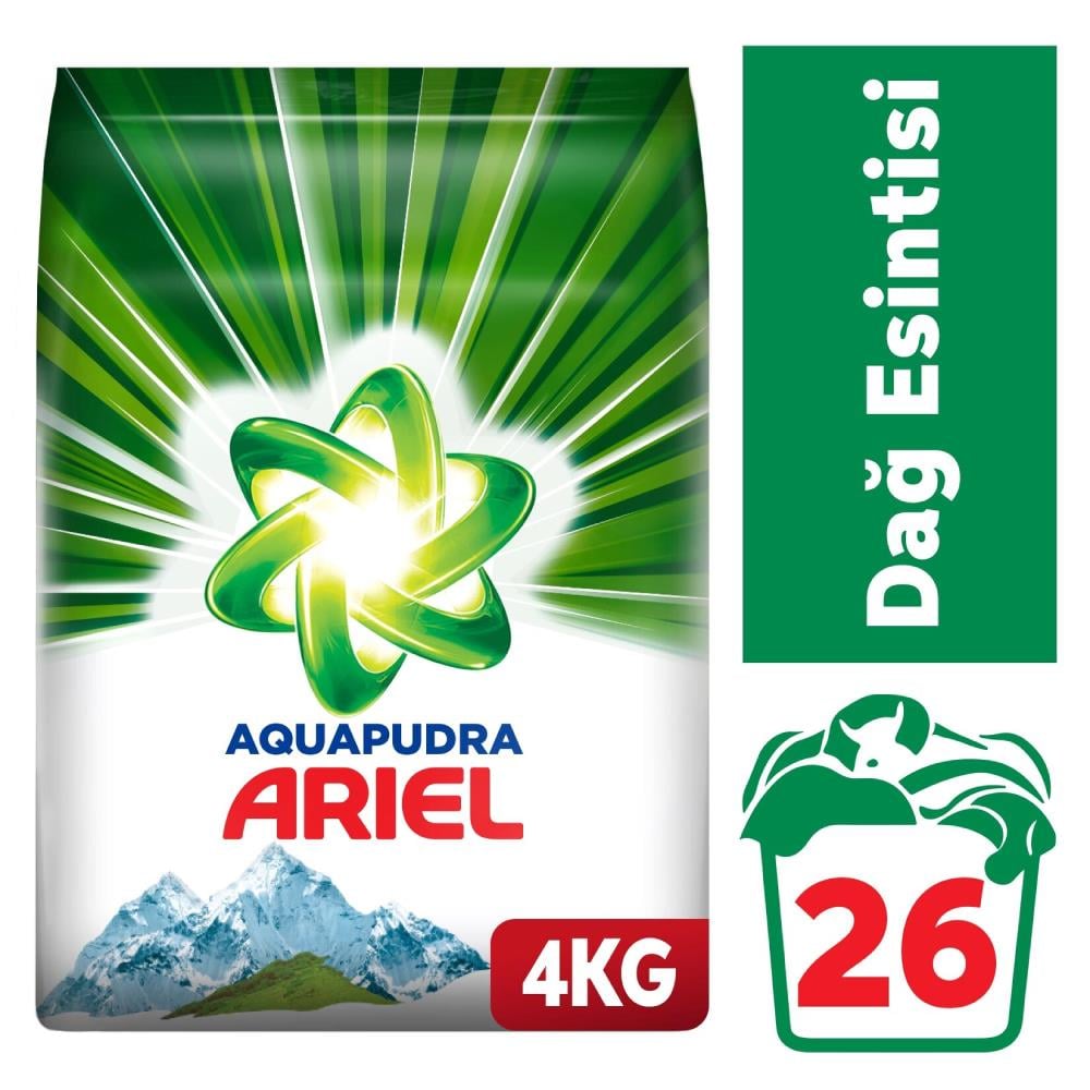 Ariel Matik Dağ Esintisi Çamaşır Deterjanı 4 kg