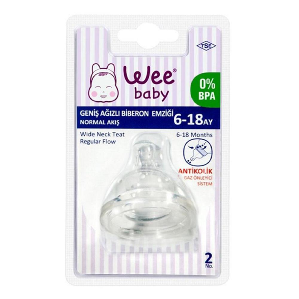 Wee Baby Geniş Ağızlı Biberon Emziği No:2