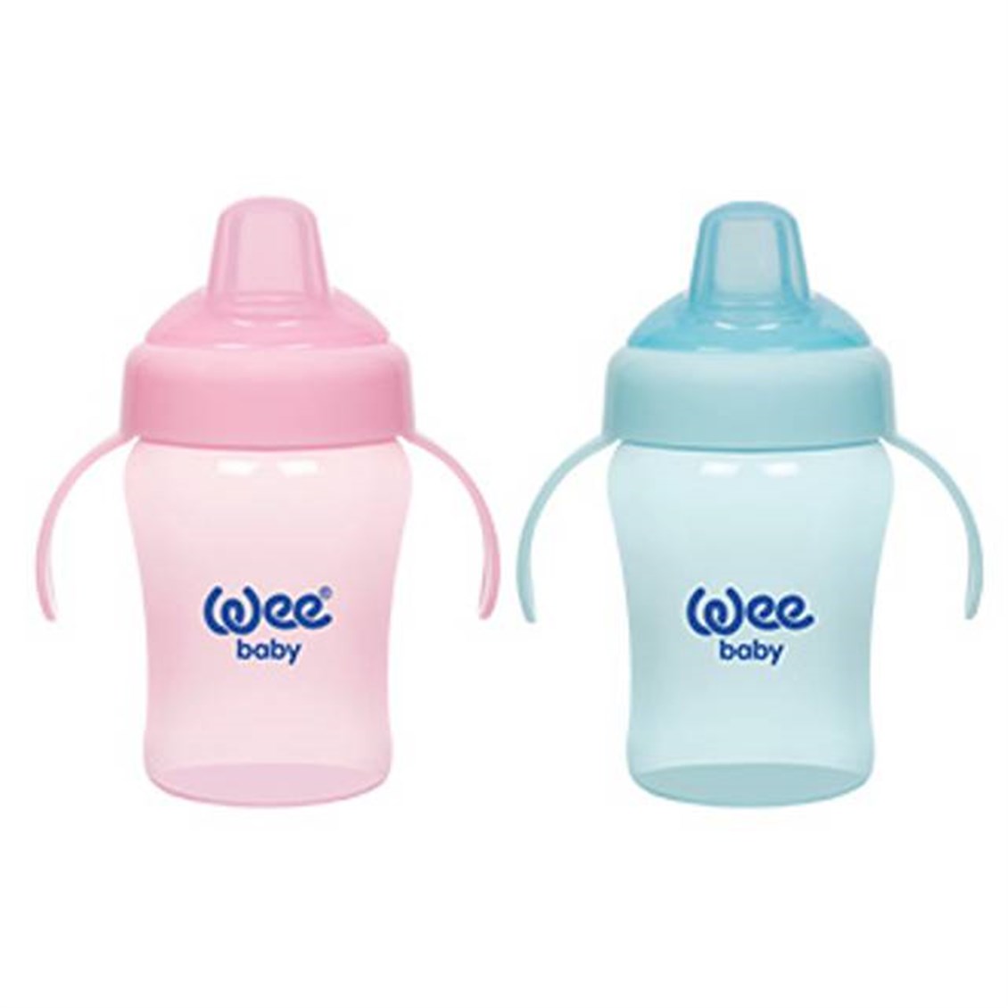 Wee Baby Colorful Akıtmaz Kulplu Bardak 240 ml