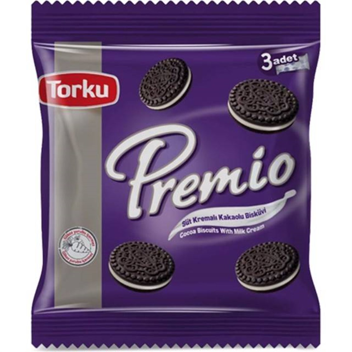 Torku Premio Bisküvi 3'lü 258 Gr