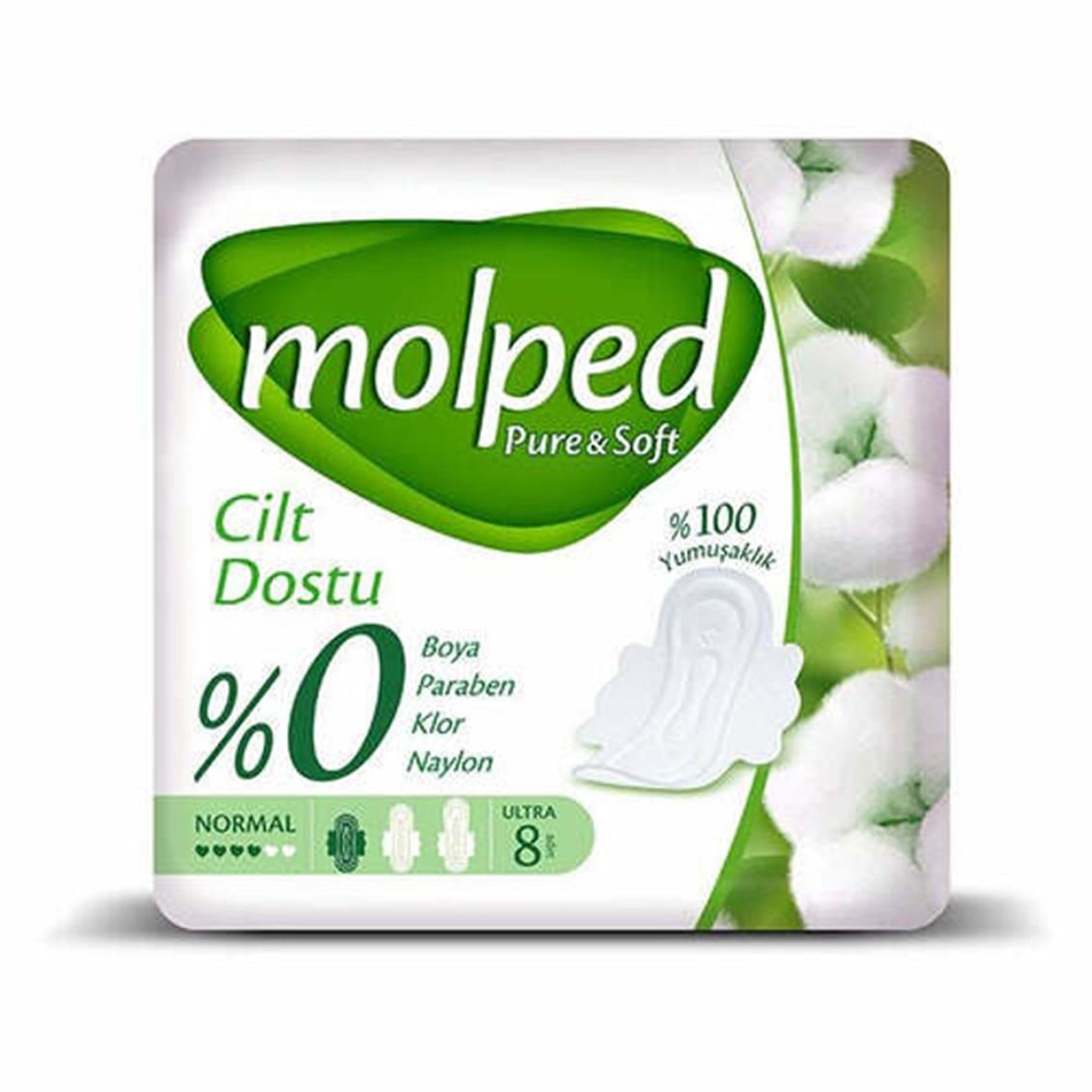 Molped Pure & Soft Normal 8'li