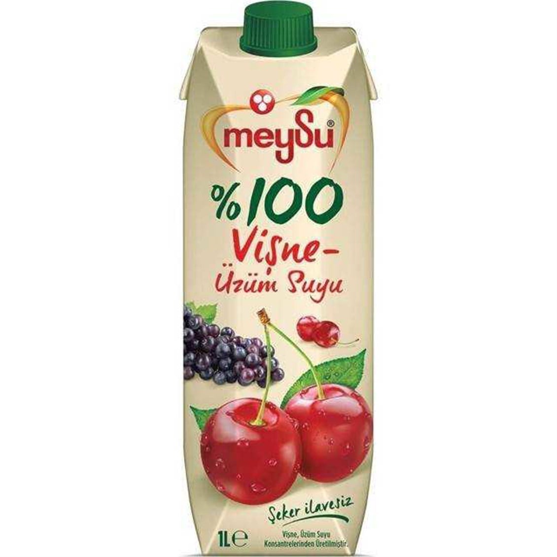 Meysu %100 Vişne-Üzüm Suyu 1 Lt