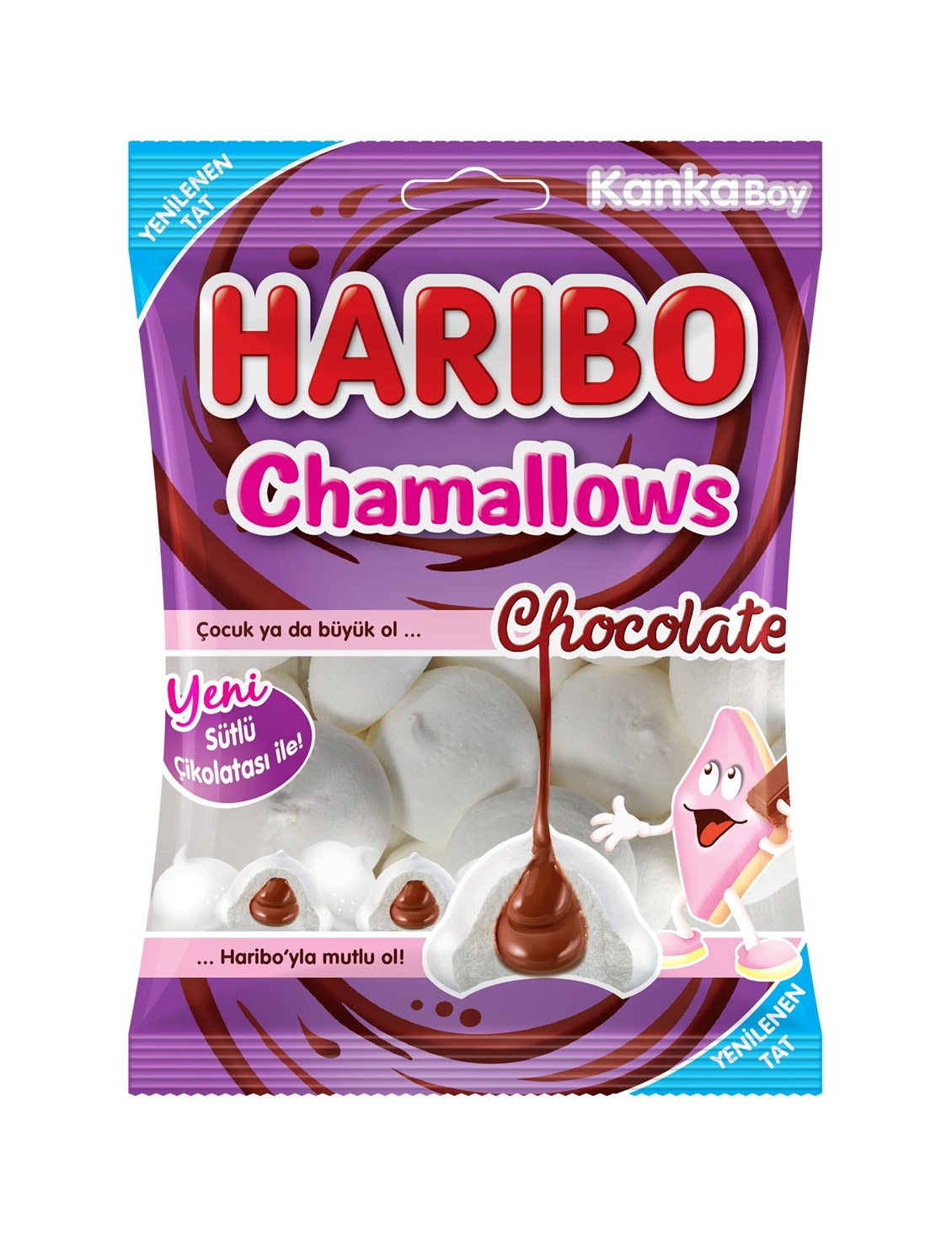 Haribo Chamallows Çikolata Dolgulu 62 Gr